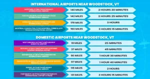 Comprehensive List of the Closest Airport to Woodstock Vermont